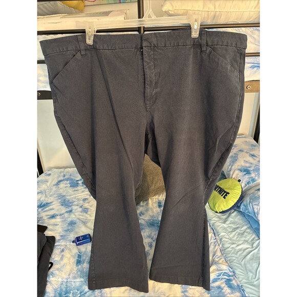 Lot Of 4 Pairs Old Navy Womens Size 30 Highrise Pixie Flare Navy Stretch Comfort - Picture 1 of 5